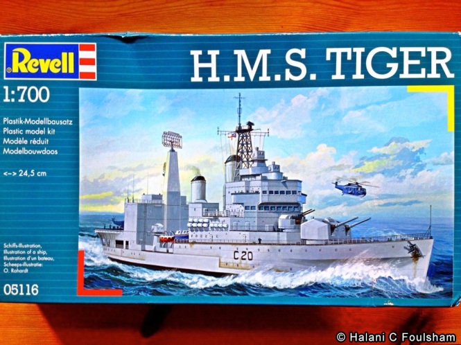 HMS Tiger,a level three model, will be my first attempt constructing a model ship. 